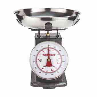 Traditional Mechanical Kitchen Scale Grey - 3Kg