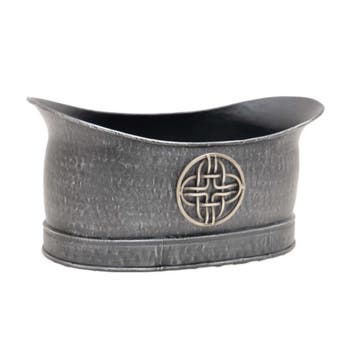 Castle Living Celtic Log Bucket Black 54cm