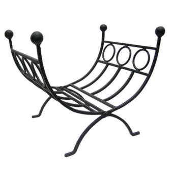 Castle Living Circle Design Folding Log Rack