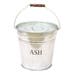 Castle Living Galvanised Ash Bucket & Lid