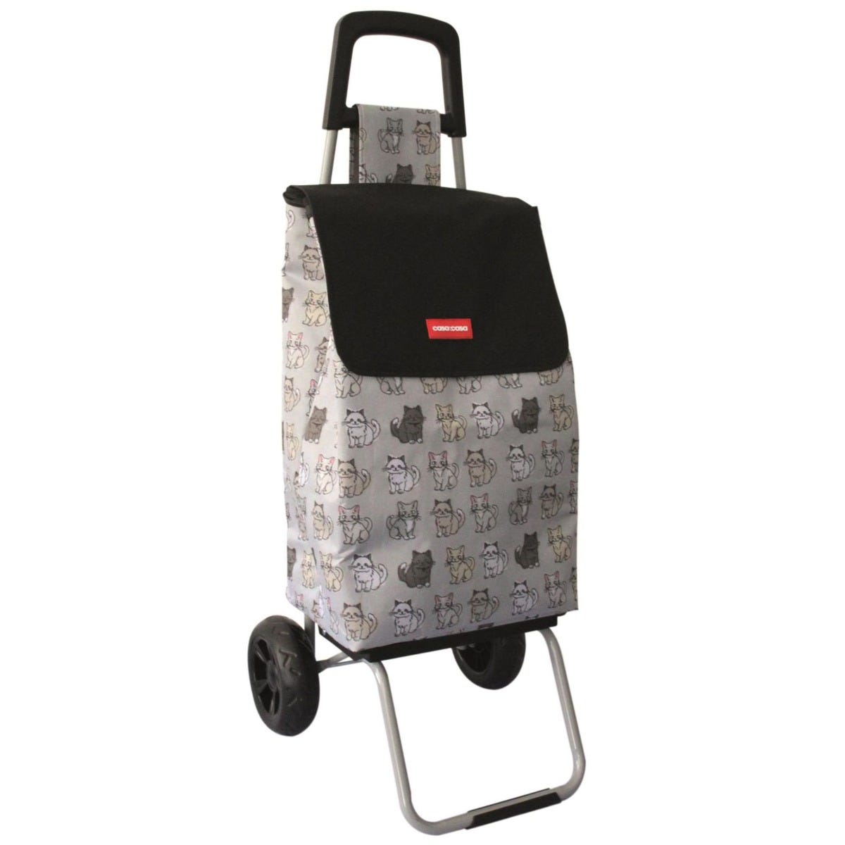 Cat Pattern Shopping trolley - 45L