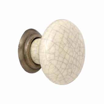 Winchester Cream Ceramic Knob 35mm