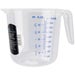 Chef Aid 2 Pint Clear PVC Measuring Jug – Durable Kitchen Jug with Easy-Read Markings for Liquid and Dry Ingredients