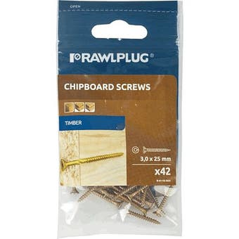 Chipboard Screws 3.0 x 25mm