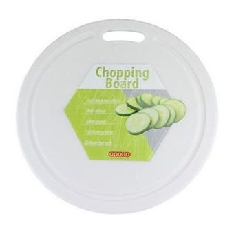 Apollo Round Chopping Board - White 30cm