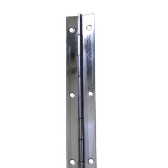 Nickel Plated Piano Hinge - 1.8m x 25mm