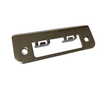 Door Receiver Chrome Strike Plate
