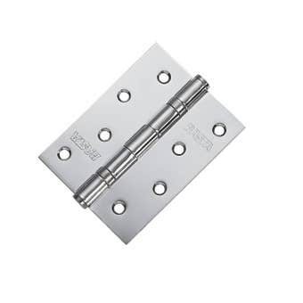 Basta 2pc Chrome Ball Bearing Hinges