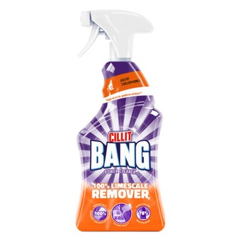 Cillit Bang Limescale and Grime Remover Spray 750ml – Powerful Multi-Surface Cleaner for Bathroom and Kitchen with Fast-Acting Foam