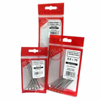 Timco Packs Of Classic Stainless Steel CSK Chipboard Screws