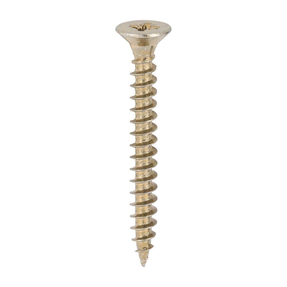 Classic Multi-Purpose Screws PZ Double Countersunk Yellow - 5.0 x 45mm