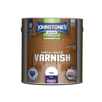 Johnstones Woodcare Indoor Wood Varnish - Clear Matt 2.5L