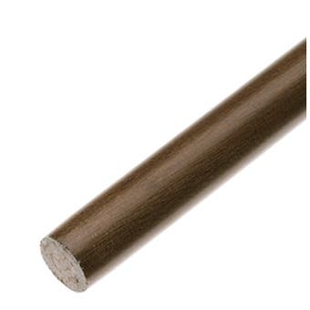 Wooden Curtain Pole 1.6m Sapelli