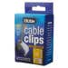 Lyvia 9mm 100pc White Round Cable Clips