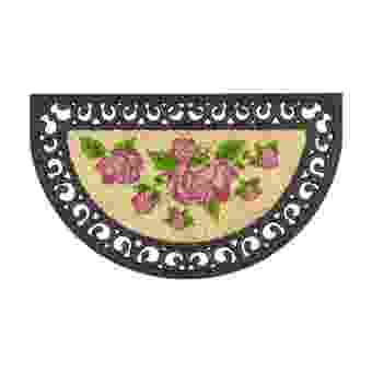 Coco Relief Pink Roses Door Mat - 45 x 75cm