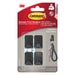 Command Small Metallic Hook Black 17032MB-UKN - Pack of 4