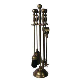 Mansion 25" Antique Brass Companion Set