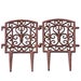 Connectable Decorative Cast Iron Lawn Fence – Tool-Free Garden Edging Solution