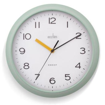 Cool Mint Rhea Wall Clock 29cm