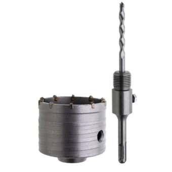 Drel 80mm Core Drill Bit With SDS Plus Drill Bit