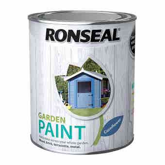 Ronseal Garden Paint - Cornflower 750ml
