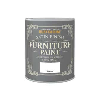 Rust-Oleum Satin Furniture Paint - Cotton 750ml