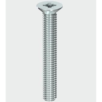 Counter Sunk Pozi Machine Screw M4 x 40 - Box of 100