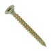 Countersunk Chipboard Screw Zinc Yellow Passivated 5x60mm - Pack of 12