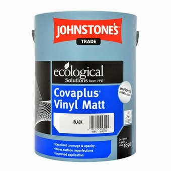 Johnstones Covaplus 5L Vinyl Matt Black