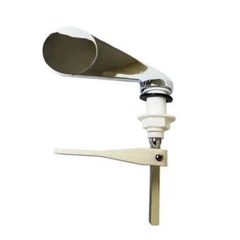 Chrome Plated Paddle Easi Flush Cistern Lever Set