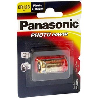 Panasonic CR123 Photo Lithium Battery
