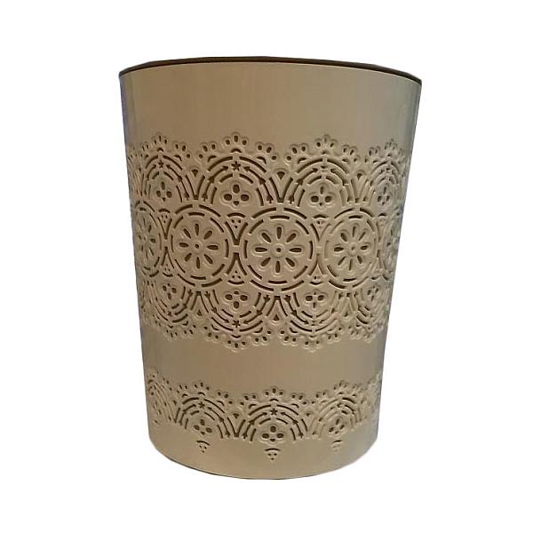 Blue Canyon Waste Paper Bin - Cream