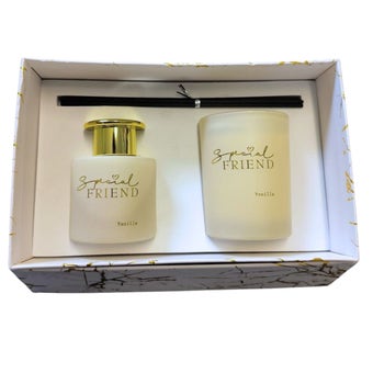 Cream Candle & Diffuser Gift Box
