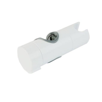 Croydex Riser Rail Shower Slider - White 18-25mm
