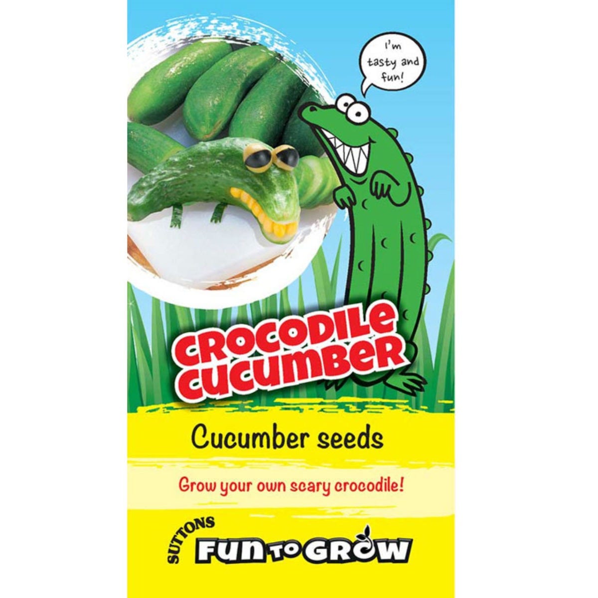 Cucumber 'Crocodile Cucumber (Bush Champion)' - Seeds