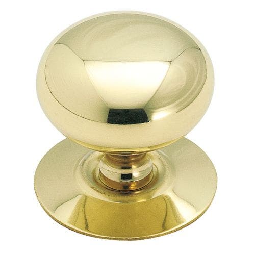 Cupboard Knob 1in Brass