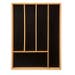 Bamboo cutlery tray