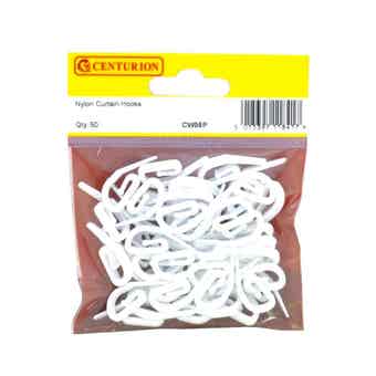 Centurion Nylon Curtain Hooks - Pack Of 50