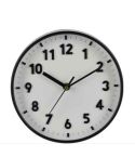 Black Wall Clock 203mm