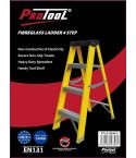 Protool 4 Step Fibreglass Ladder