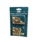 Ashley Housewares 300 Piece Drawing Pin Set