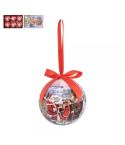 Santa Christmas Bauble Set of 6