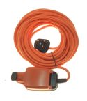 Powermaster 1 Gang Outdoor Extension Lead Ip54 - 15m
