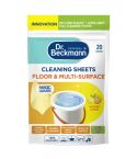 Dr. Beckmann Floor & Multi-Surface Cleaning Sheets – Summer Lemon I 20 Sheets