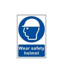 Wear Safety Helmet Sign