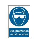 Eye protection must be worn - PVC (200 x 300mm)