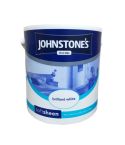 Johnstones Soft Sheen Emulsion Paint - Brilliant White 2.5L