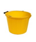 Heavy Duty 3 Gallon Yellow Bucket