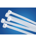 Cable Ties - 380 X 7.9mm white - 100 pack