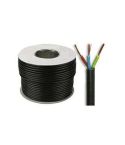 Black 3 Core Electrical Flex Cable - 1.5 sqmm - Price Per Metre